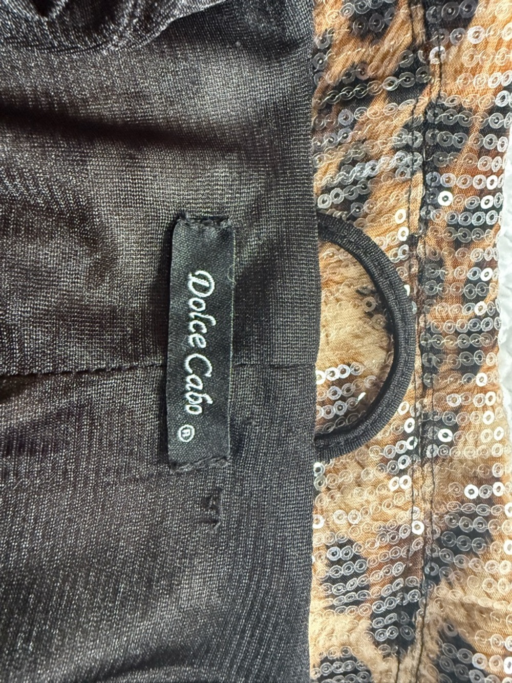 Dolce Cabo Leopard Print Blazer Jacket in Brown and Black - Picture 2 of 6